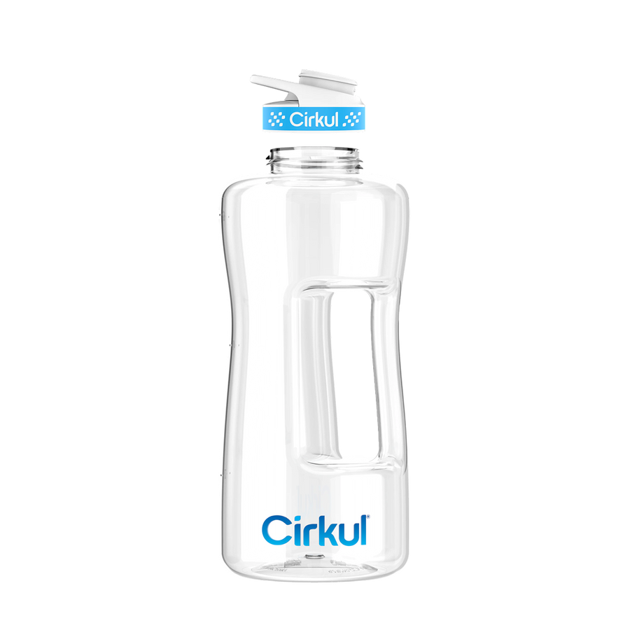 62oz. Plastic Bottle & Comfort Grip Lid