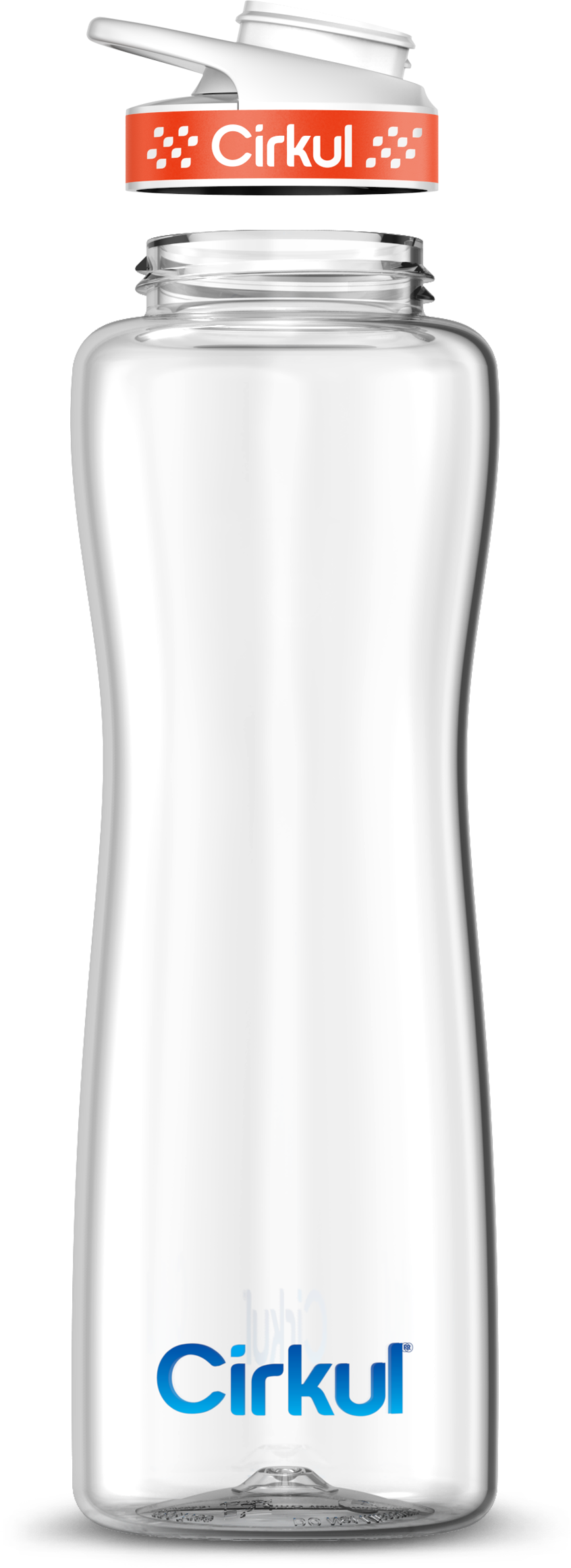 Custom 42oz. Plastic Bottle & Comfort Grip Lid