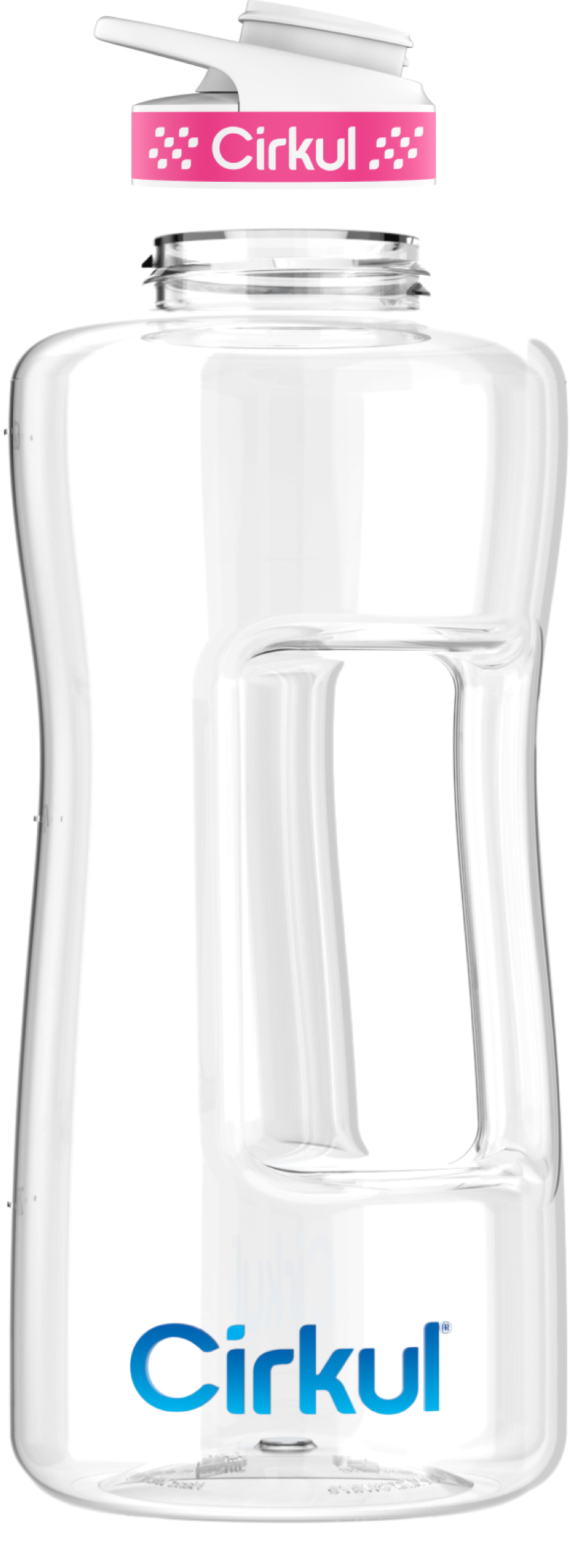 62oz. Plastic Bottle & Comfort Grip Lid