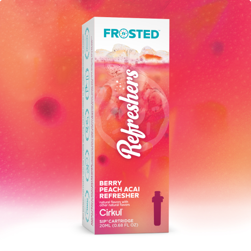 Sip Flavor: Frosted Berry Peach Acai Refresher